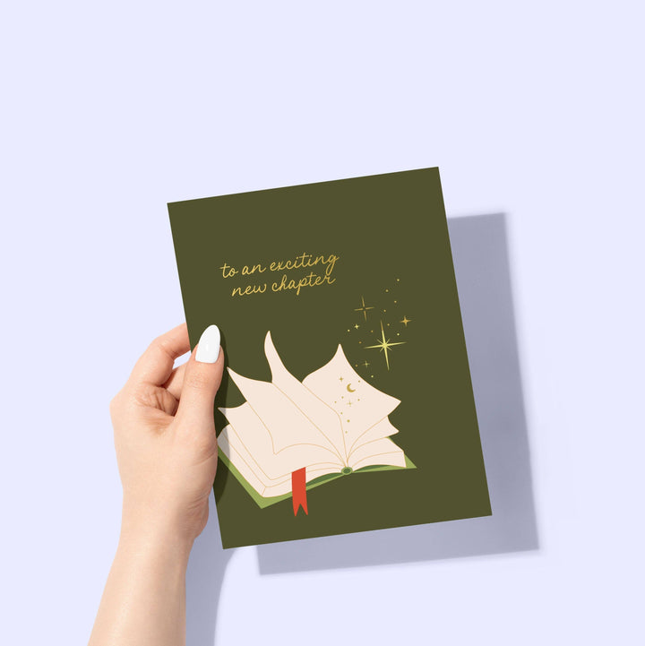 Sublime & Co. Cards To An Exciting New Chapter Book Illustration Card