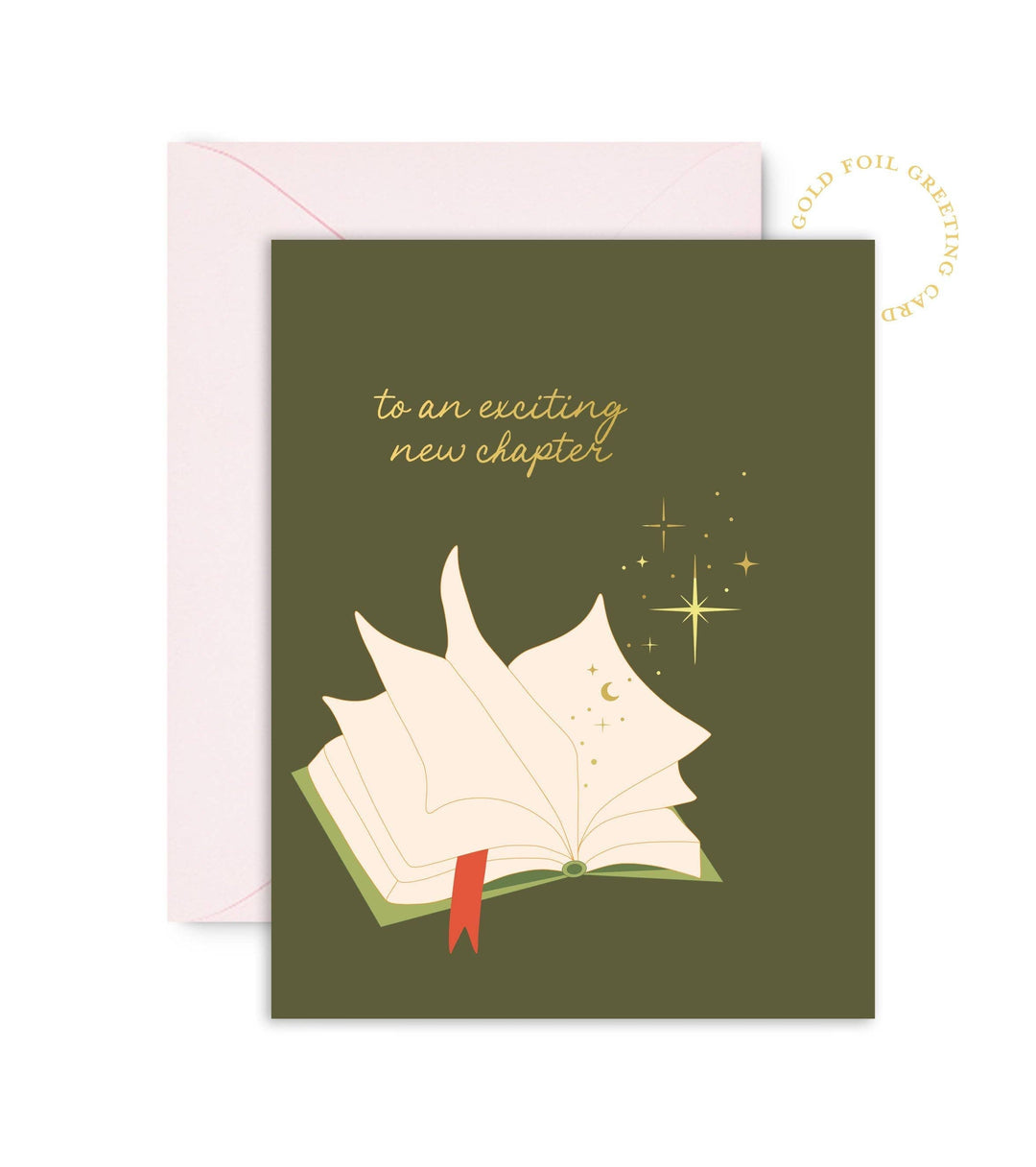 Sublime & Co. Cards To An Exciting New Chapter Book Illustration Card