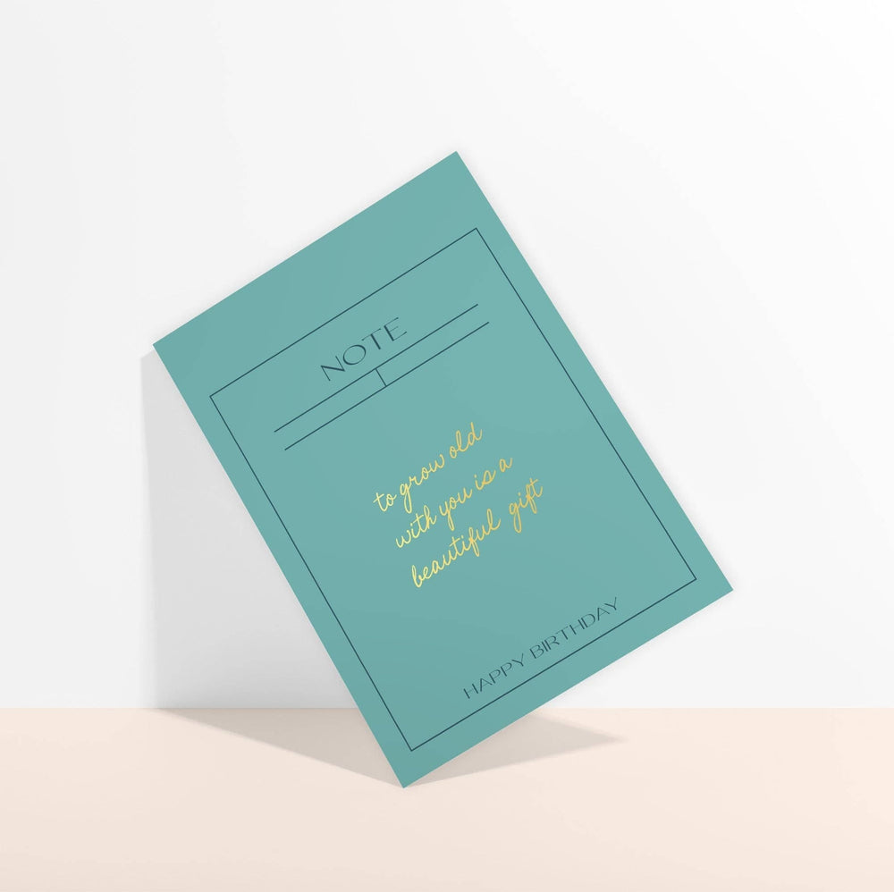 Sublime & Co. Cards To Grow Old With You Is A Beautiful Gift Sweet Birthday Card