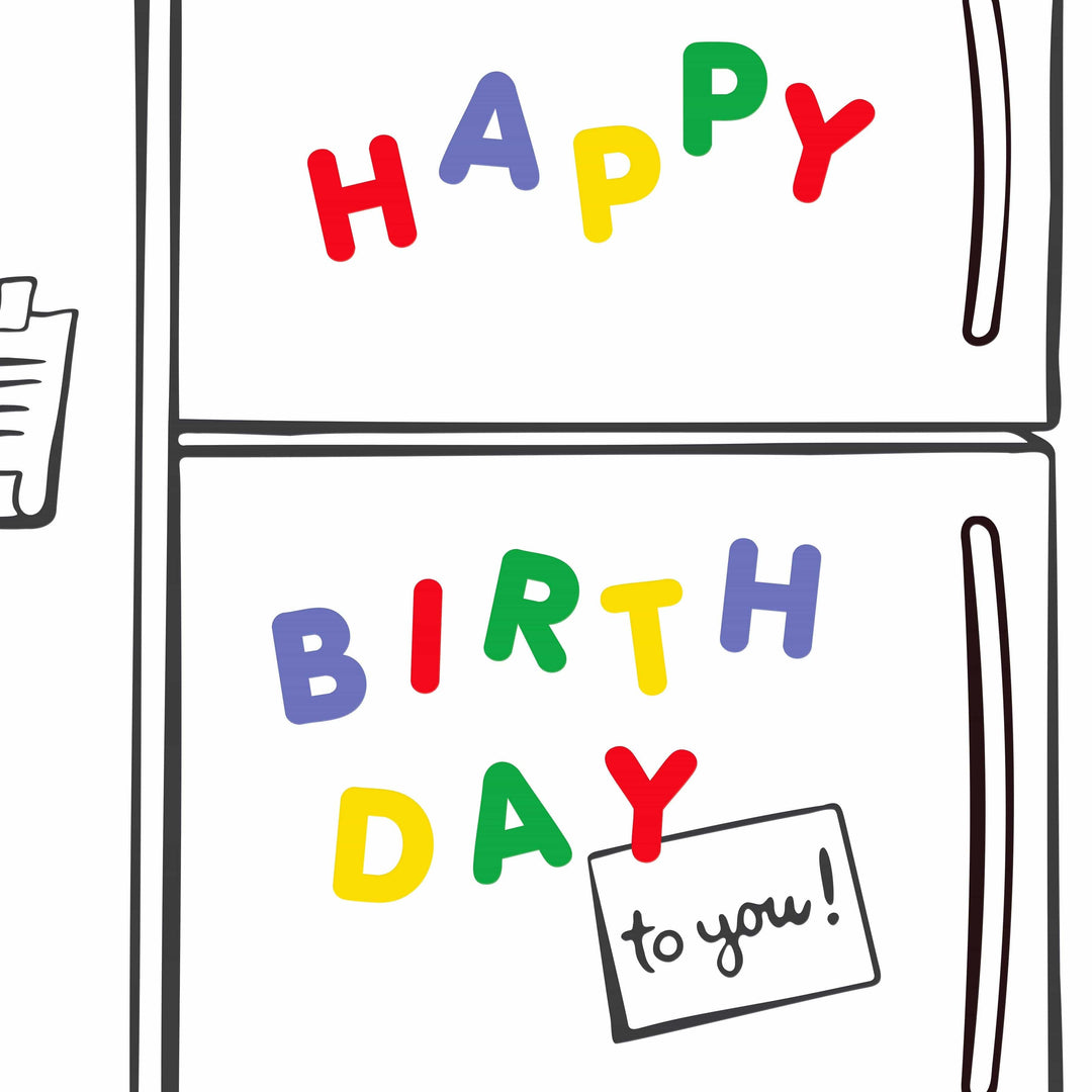 Sweet Bippy Press Cards Birthday Fridge