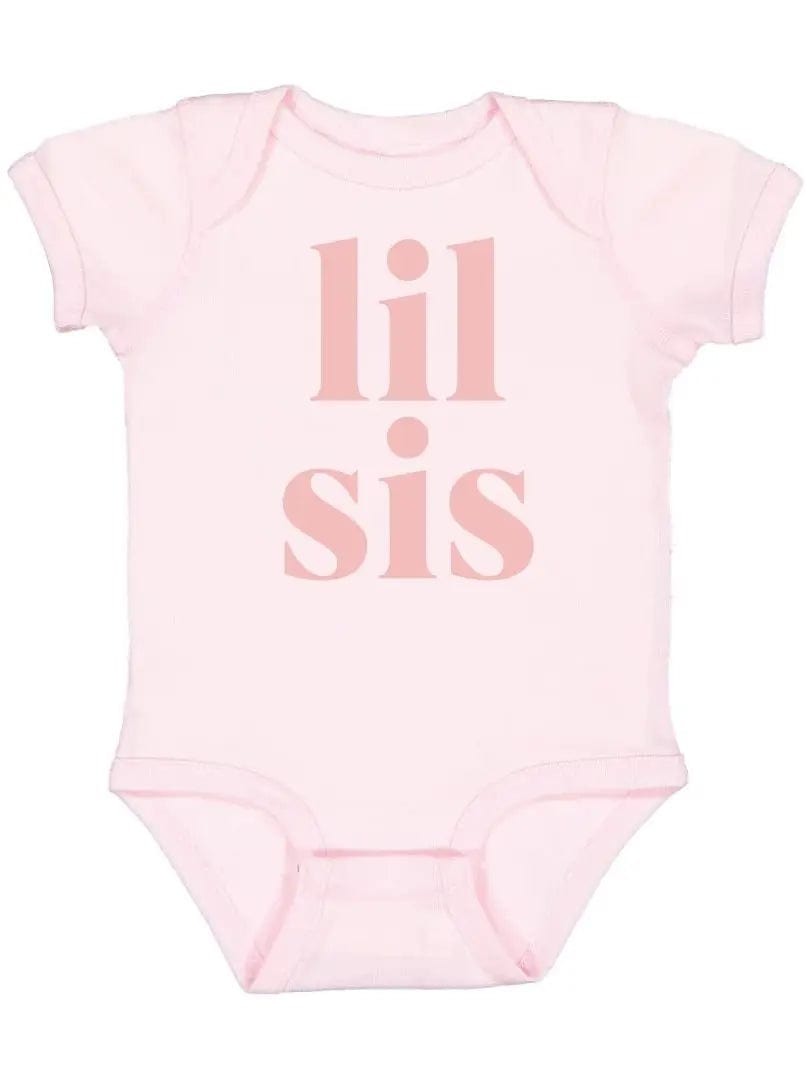 Sweet Wink Bodysuit Lil Sis Short Sleeve Bodysuit