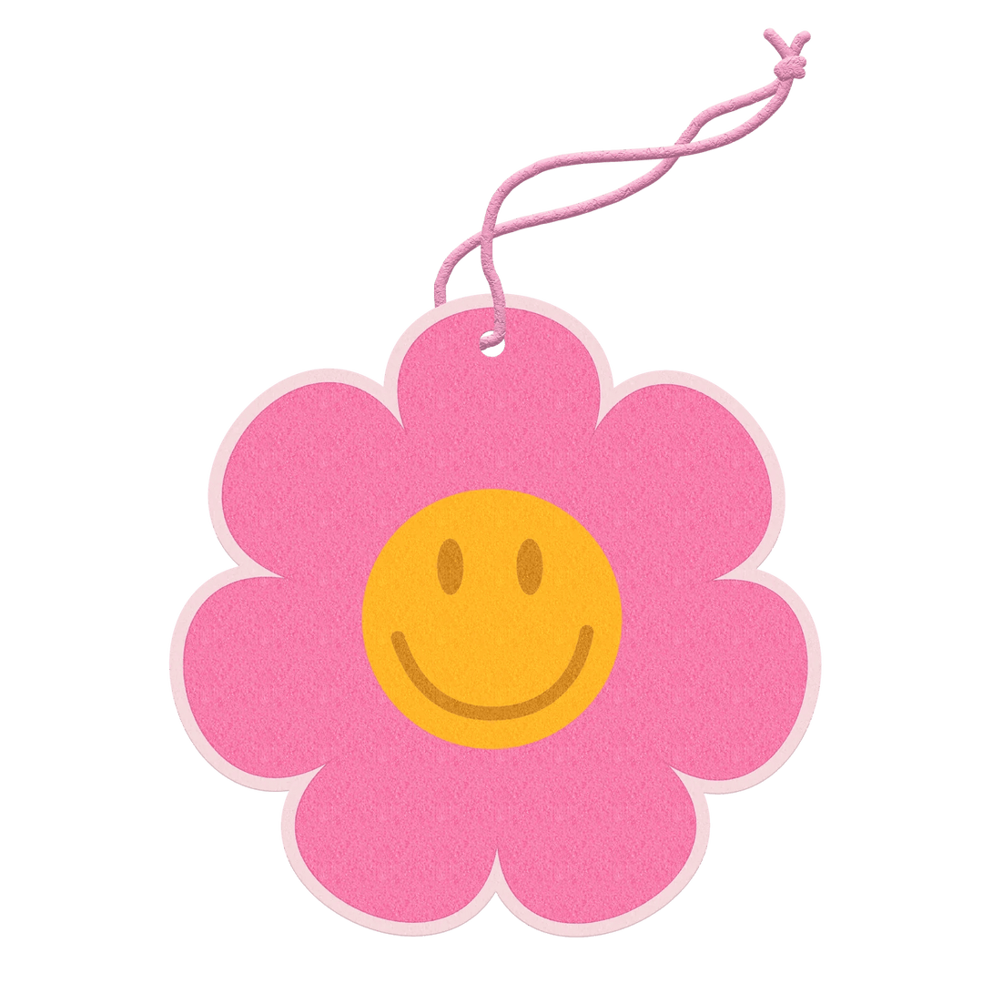 Talking Out Of Turn Air Freshener Smiley Flower Air Freshener