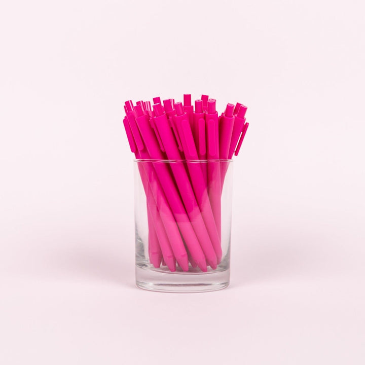 Talking Out Of Turn Pen Pink Fine Point, Gel Tip Jotter