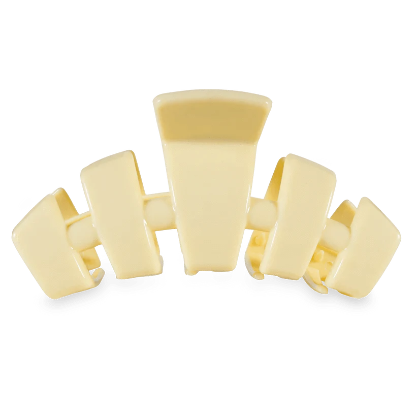 Teleties Fashion Classic Butter Yellow Teleties Large Claw Hair Clip