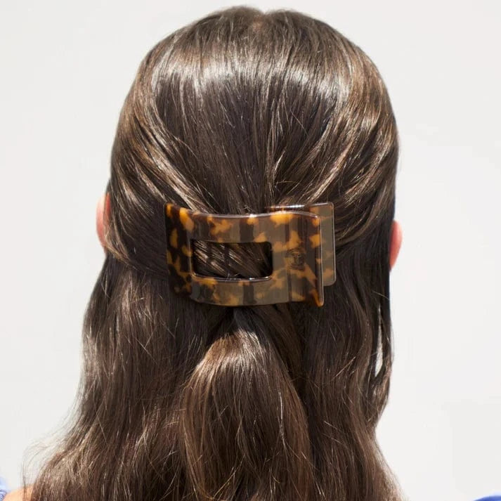 Teleties Fashion Small Flat Rectangle Hair Clips