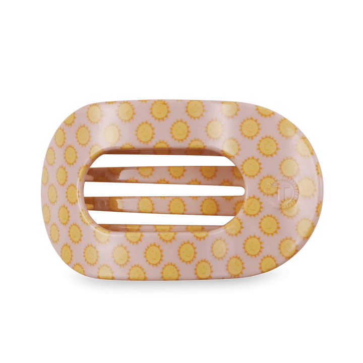 Teleties Fashion Sunny Days Ahead Teleties Large Flat Round Hair Clips