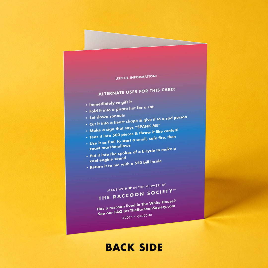 The Raccoon Society Cards Enough to Drink - Birthday Card