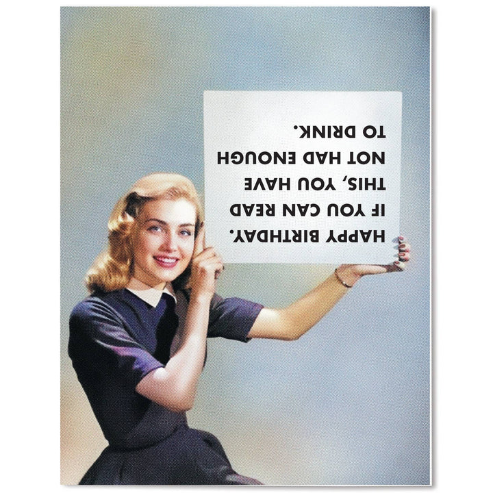 The Raccoon Society Cards Enough to Drink - Birthday Card