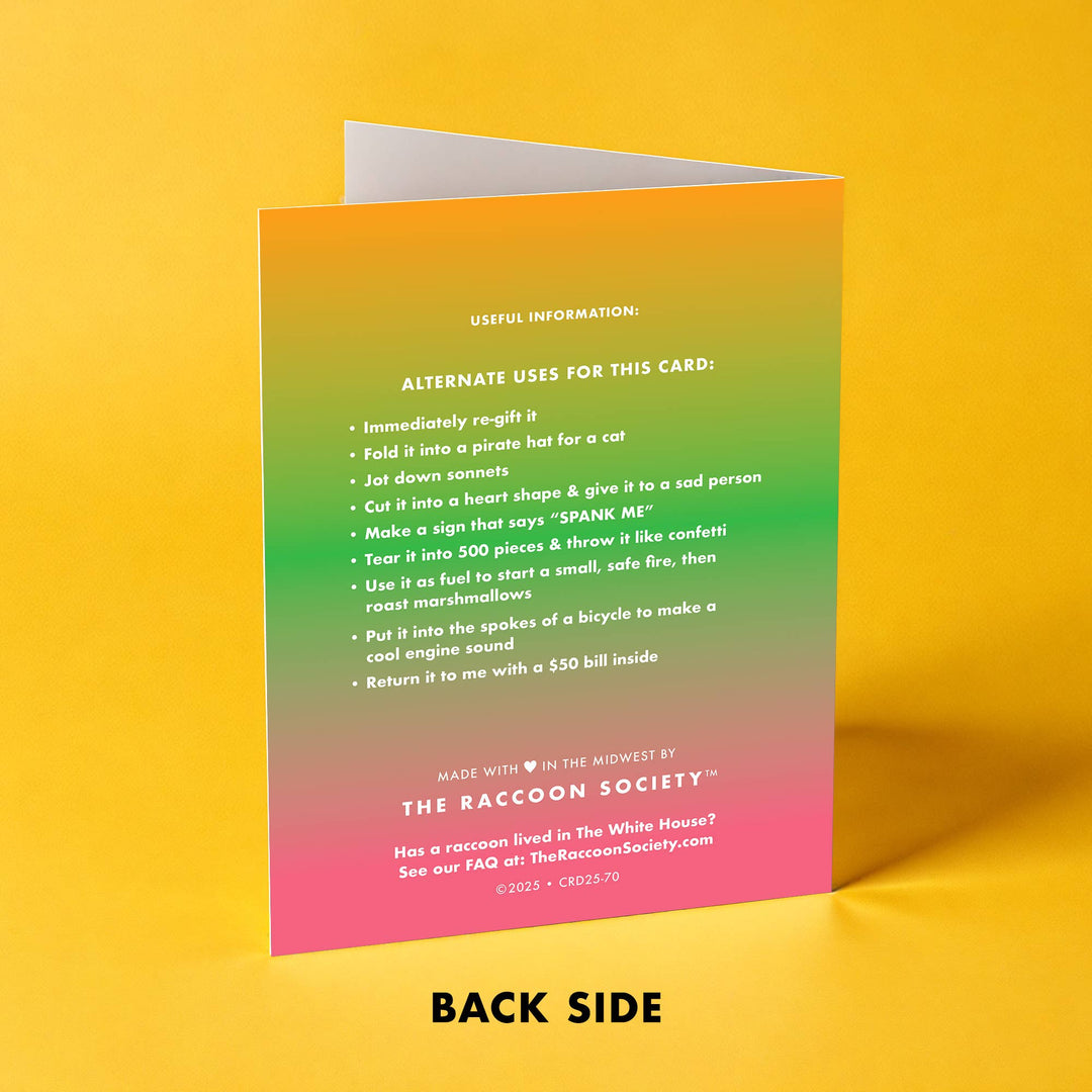 The Raccoon Society Cards Life Of The Party - Celebration Card