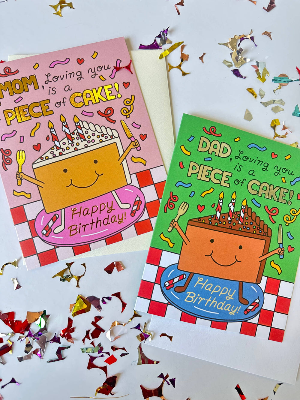The Social Type Card Piece of Cake Dad Birthday