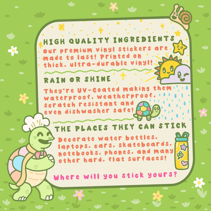 Turtle's Soup Big Foot Cryptid  Location Sighting Vinyl Sticker