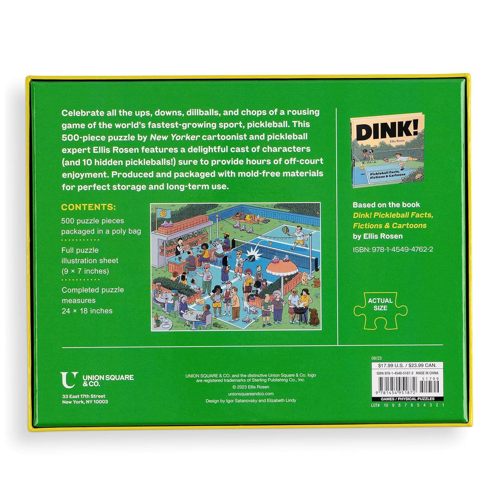 Union Square & Co Activity Book Pickleball Jigsaw Puzzle