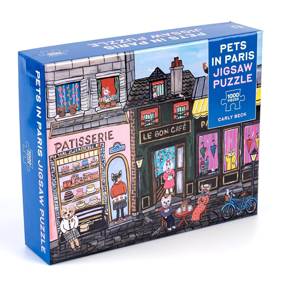 Union Square & Co Puzzle Pets in Paris 1000 Piece Jigsaw Puzzle