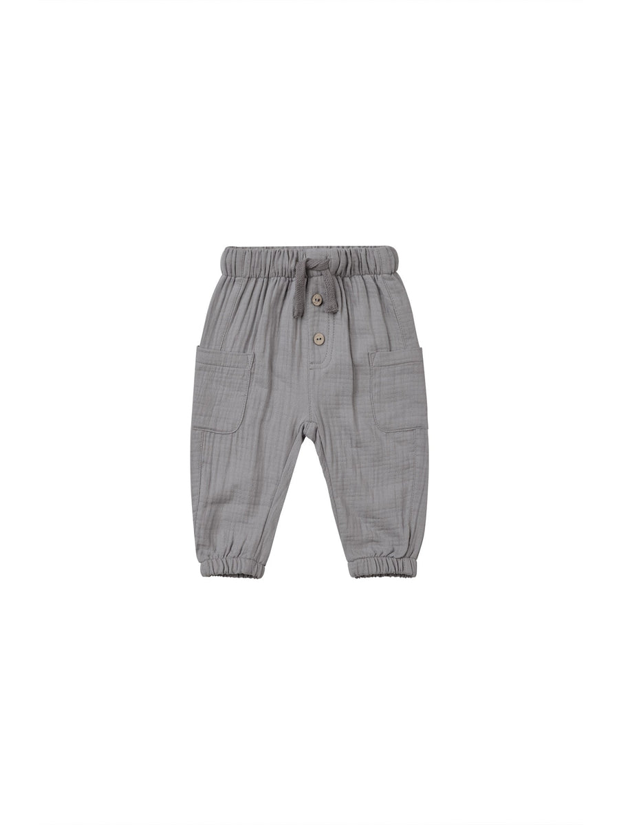 Quincy Mae Baby & Toddler Bottoms Luca Pant - Lagoon