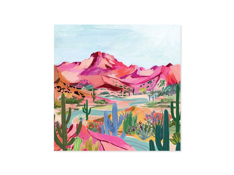 Up With Paper Cards Desert Colors Pop-Up Card