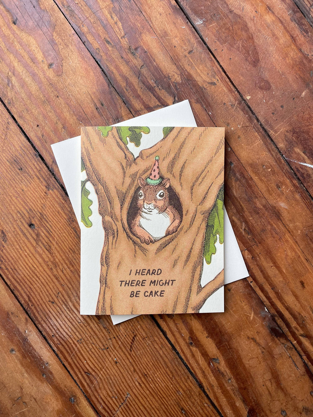 Wallflower Paper & Party Cards Squirrel Birthday Card