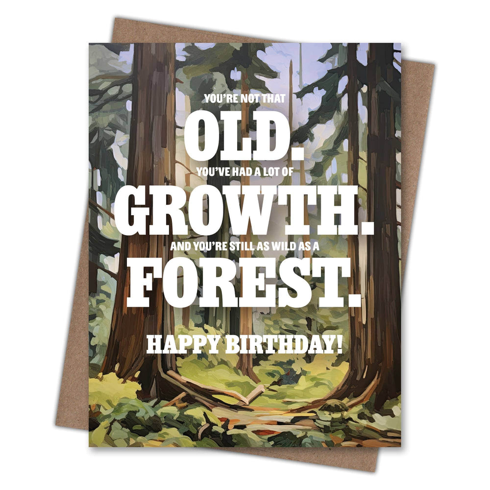 Waterknot Card Old Growth Birthday Card