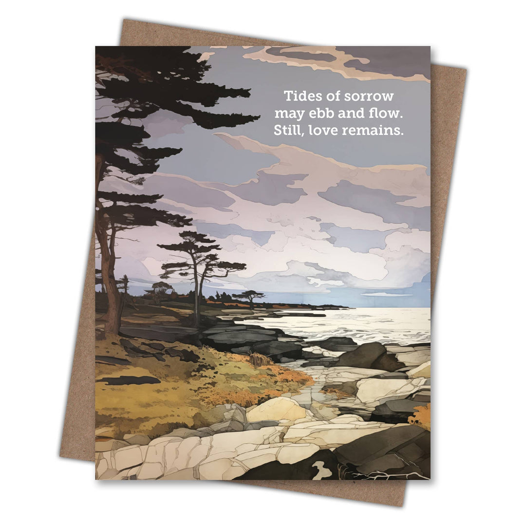 Waterknot Cards Tides Sympathy Card