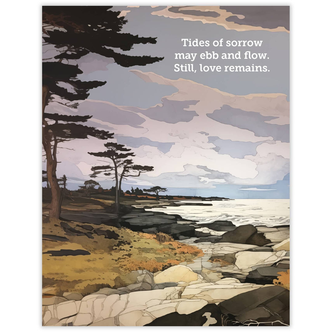 Waterknot Cards Tides Sympathy Card