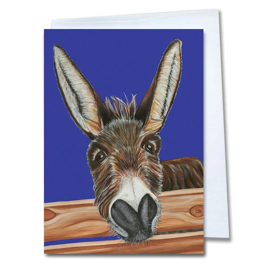 Woollybear Explores Card Jimbob the Donkey Greeting Card