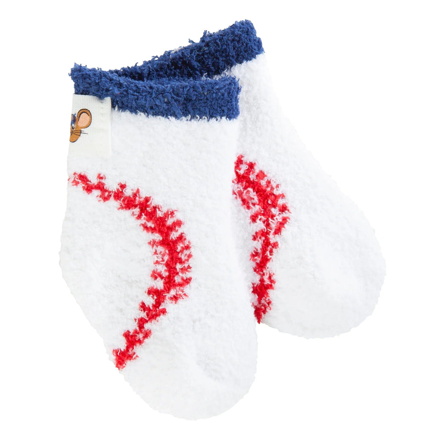 World's Softest Socks Baby & Toddler Socks & Tights Snug Infant Cozy Crew - Baseball