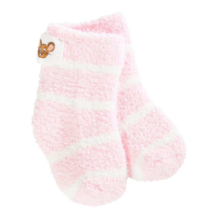 World's Softest Socks Baby & Toddler Socks & Tights Snug Infant Cozy Crew - Candy Stripe
