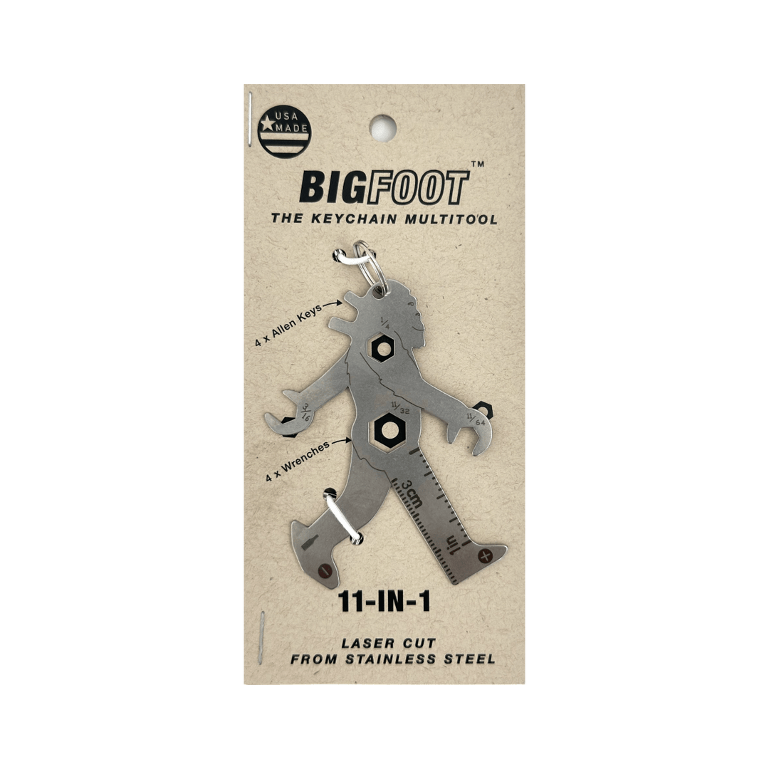Zootility Tool Bigfoot 11-in-1 Keychain Multi-Tool