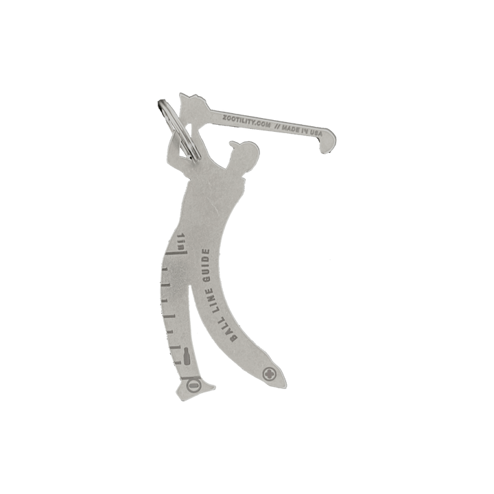 Zootility Tool Golf Key 6-in-1 Keychain Multi-Tool