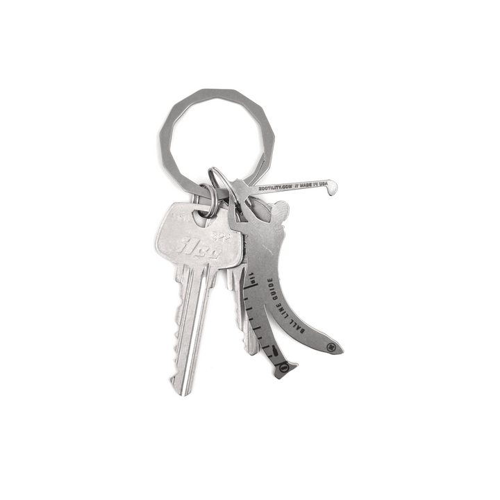 Zootility Tool Golf Key 6-in-1 Keychain Multi-Tool