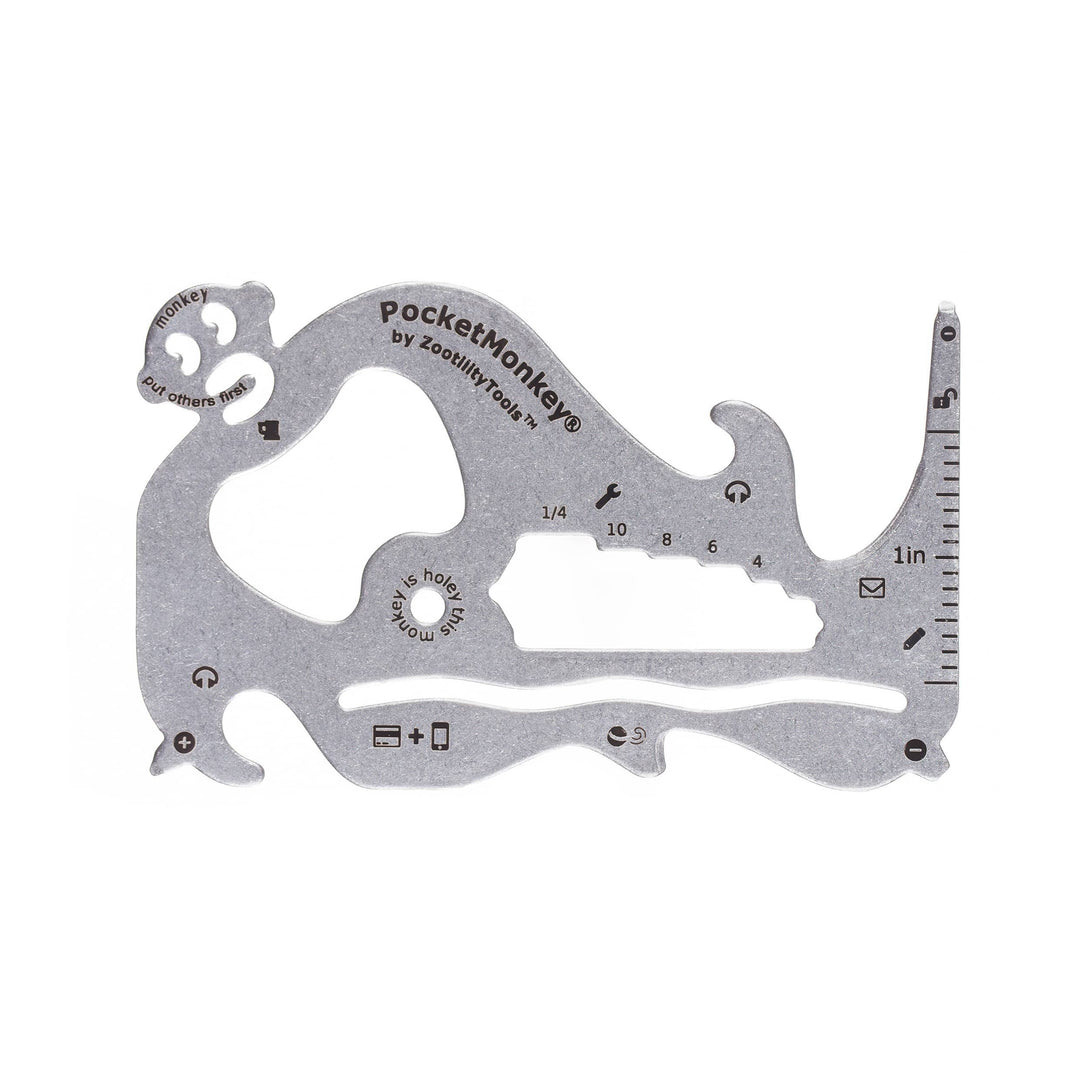 Zootility Tool PocketMonkey 12-in-1 Card Multi-Tool