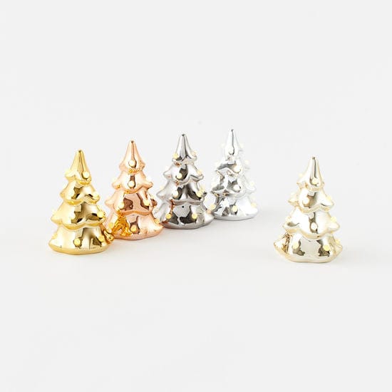 180 Degrees Christmas Christmas Metallic Lighted Tree