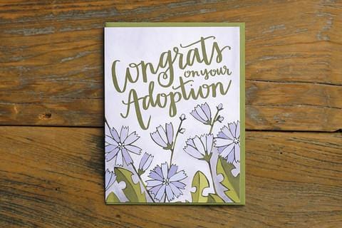 1Canoe2 Card Congrats On Your Adoption card
