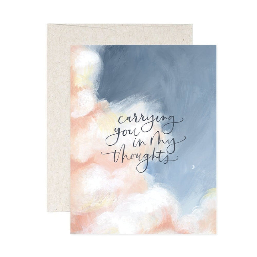 1Canoe2 Card In My Thoughts Clouds Card