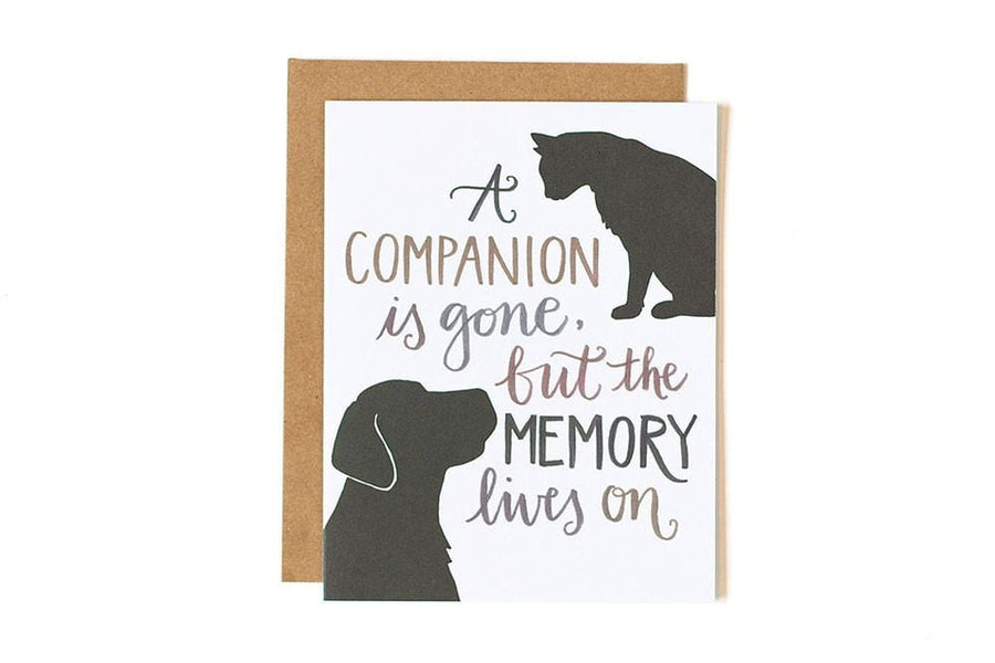 1Canoe2 Card Pet Sympathy Card