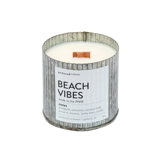 Anchored Northwest Candle 10 oz Beach Vibes Soy Candle