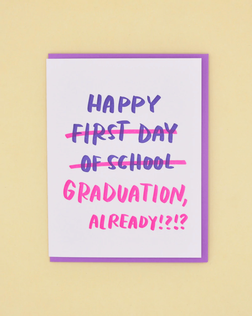 And Here We Are Card Graduation, Already Card