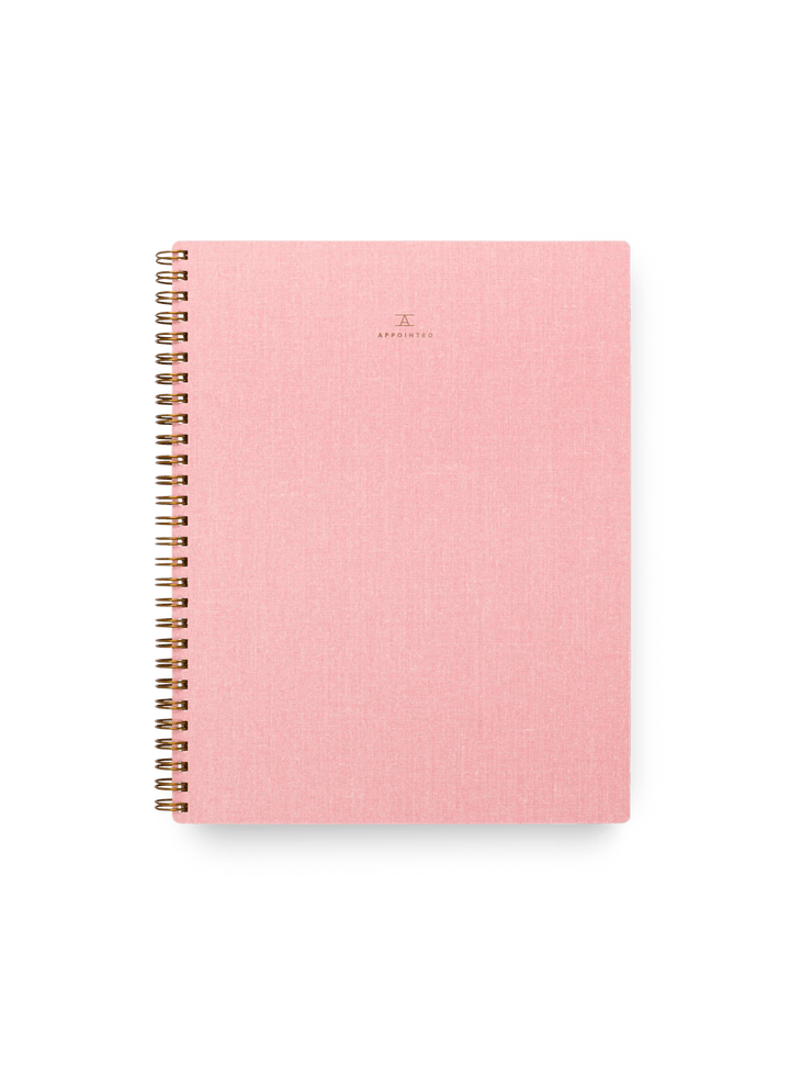 Appointed Notebook Blossom Pink Appointed The Notebook - Lined