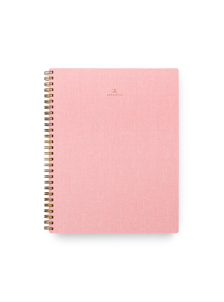 Appointed Notebook Blossom Pink Appointed The Notebook - Lined