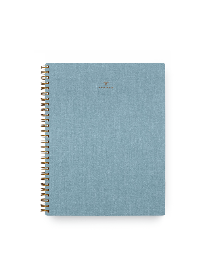 Appointed Notebook Chambray Blue Appointed The Notebook - Lined