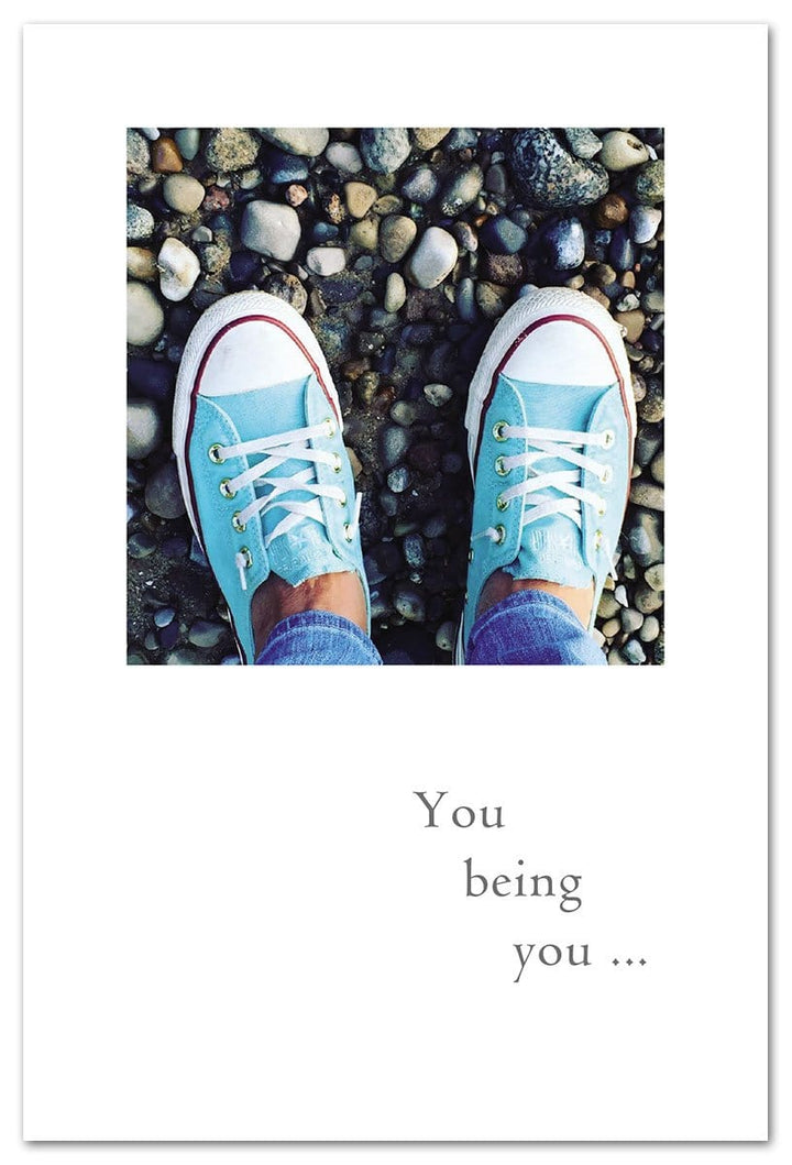 Cardthartic Card Blue Sneakers Birthday Card
