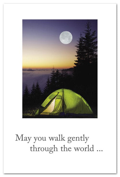 Cardthartic Card Tent Under Full Moon Card