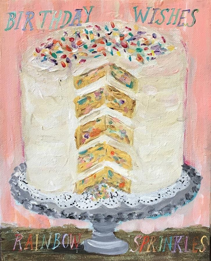 Carpe Diem Papers Card Kelly's Confetti Cake Greeting Card