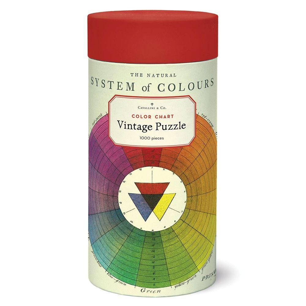 Cavallini & Co. Puzzle Cavallini & Co Color Wheel 1000 Piece Puzzle