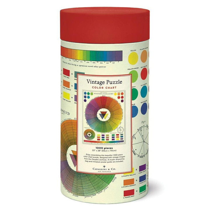 Cavallini & Co. Puzzle Cavallini & Co Color Wheel 1000 Piece Puzzle