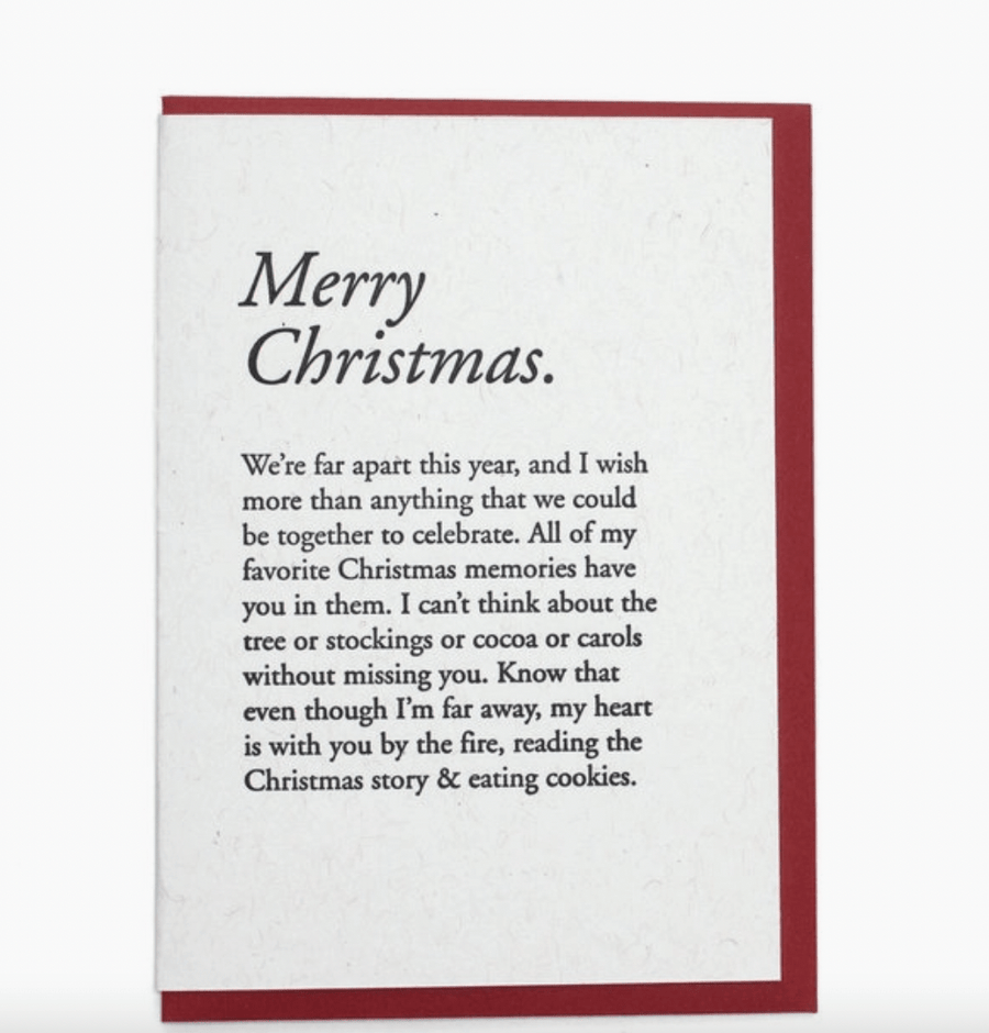 Constellation & Co. Card Merry Christmas Paragraph