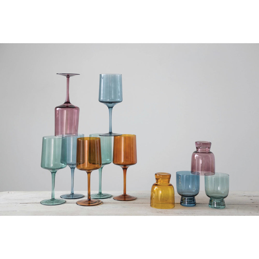 Creative Coop Stemware 14 oz. Stemmed Wine Glass, Set of 4
