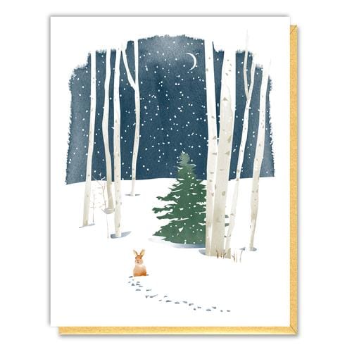 Driscoll Designs Single Card Peaceful Night Greeting Card