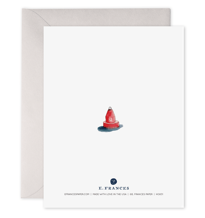 E. Frances Paper Boxed Card Set Holiday Sailboat Boxed Card Set