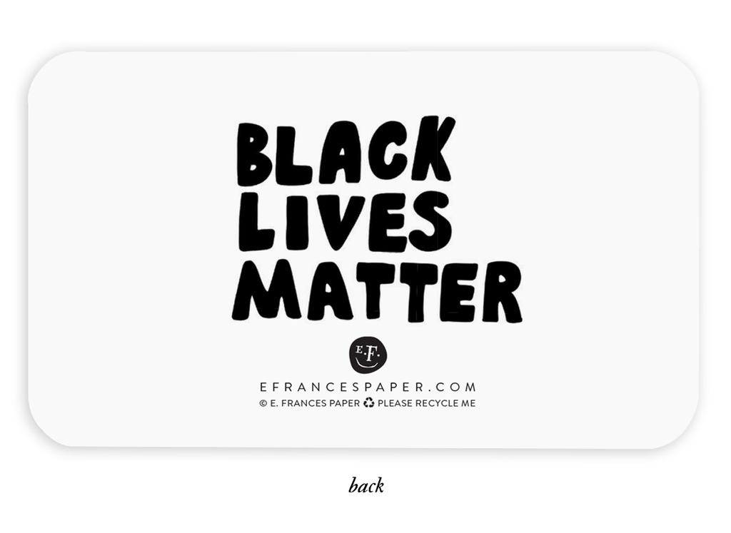 E. Frances Paper Card BLM Little Notes