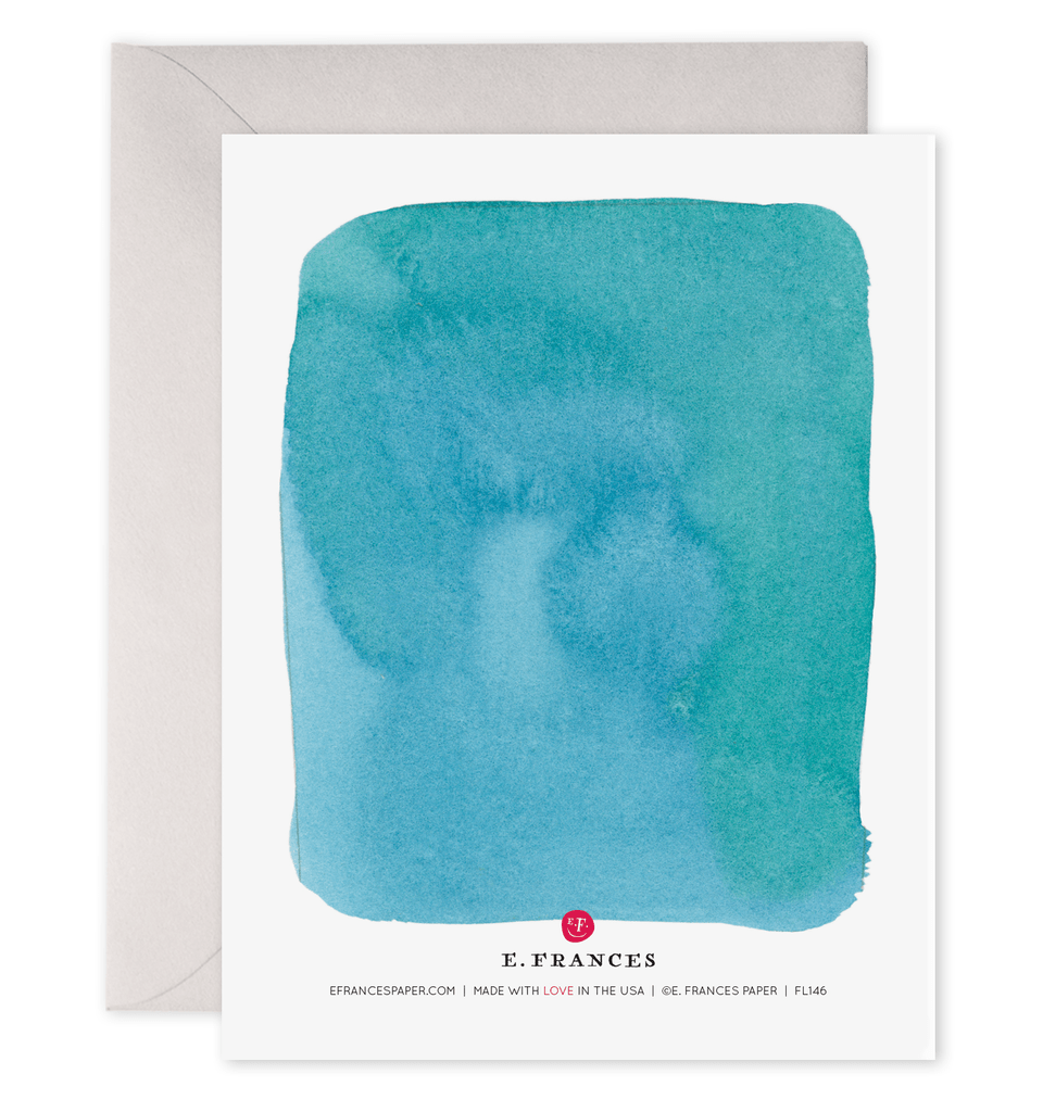 E. Frances Paper Card Colorful Thanks Card